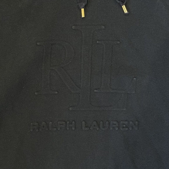 Lauren Ralph Blue Embossed Sweatshirt Top Size Small - Picture 4 of 13